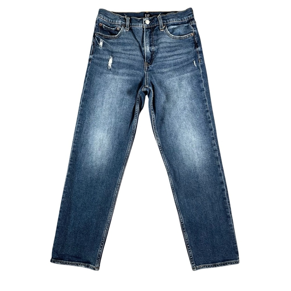 Gap Denim Women's Cheeky Straight Medium Indigo Jeans Size 6/28‎
